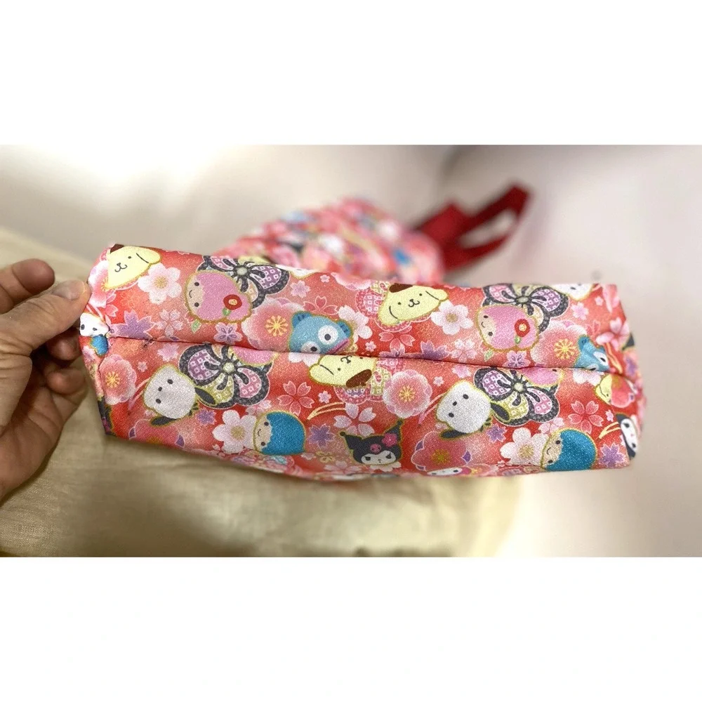 Sanrio Characters Tote Bag‎ Lined magnetic closure Hello Kitty My Melody Kuromi